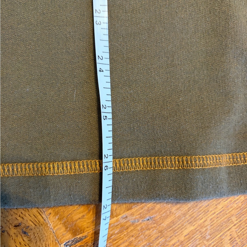 L.L. Bean Olive Henley Shirt M reg - Picture 9 of 9